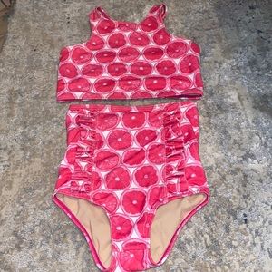 Kortni Jeane Mini Ladies Racer Back/Ruffle Bottoms